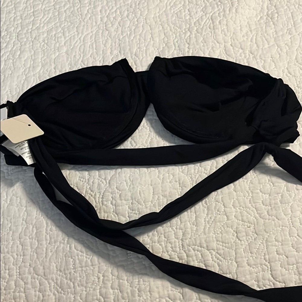 L*Space Black Swim Top - Picture 2 of 7